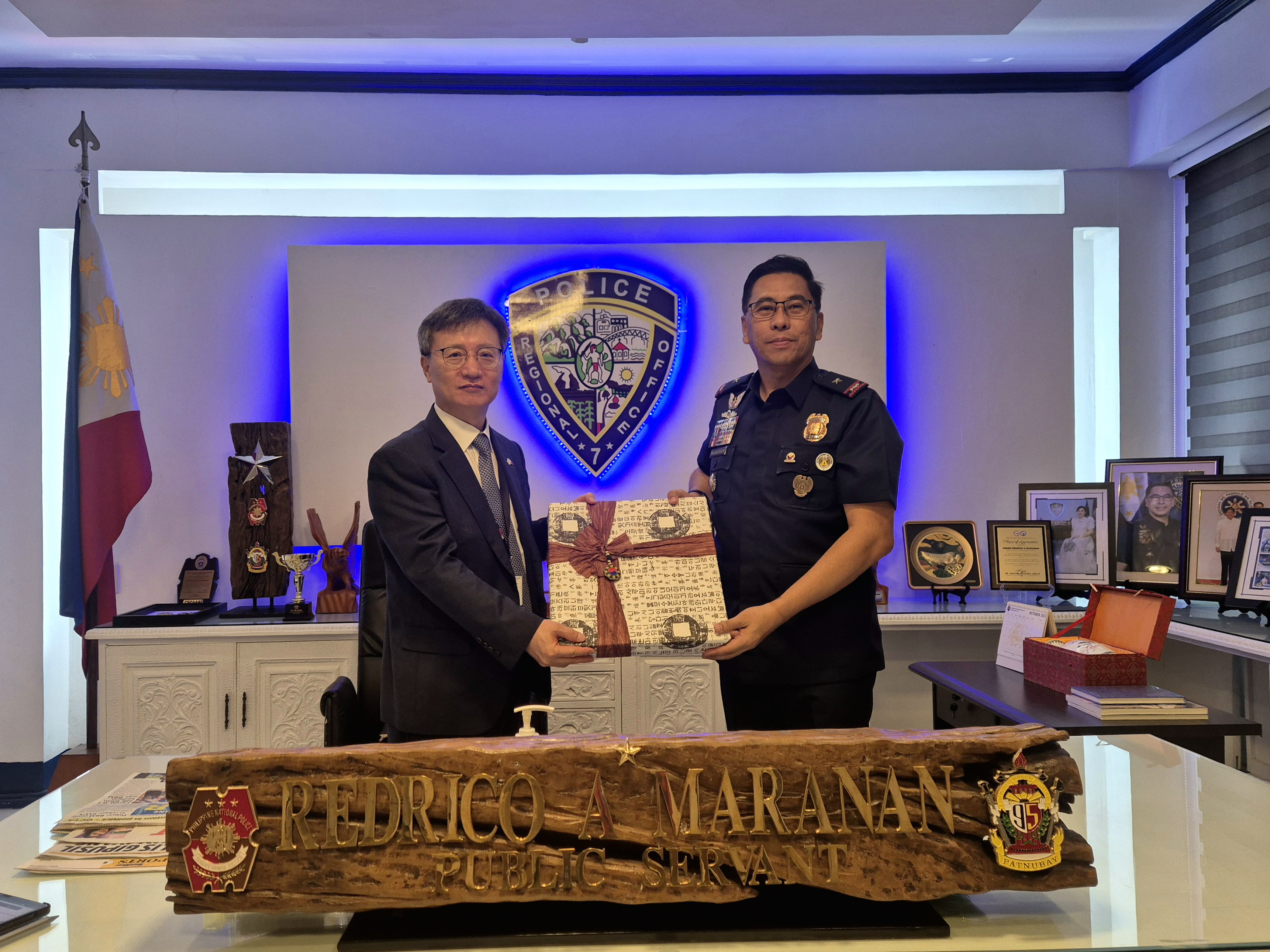 총영사, 중부비사야경찰청 Maranan 청장 면담
